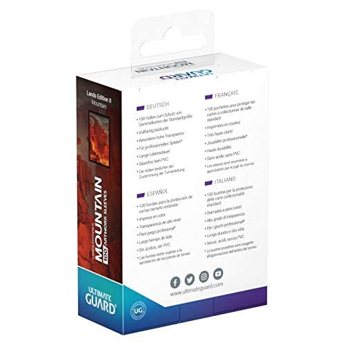 Ultimate Guard Lands Edition II 100ct Sleeves Standard Size Card Sleeves Individual Pack
