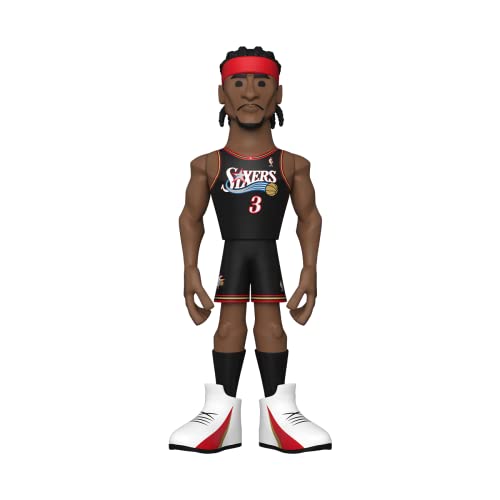 Funko Gold Vinyl: NBA Legends - Allen Iverson 76ers, 12 Inch Premium Vinyl Figure with Chase (Styles May Vary)