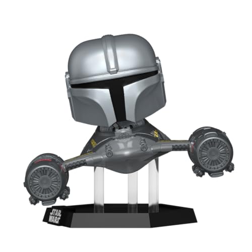 Funko Pop! Ride Super Deluxe: The Mandalorian in N-1 Starfighter with R5-D4