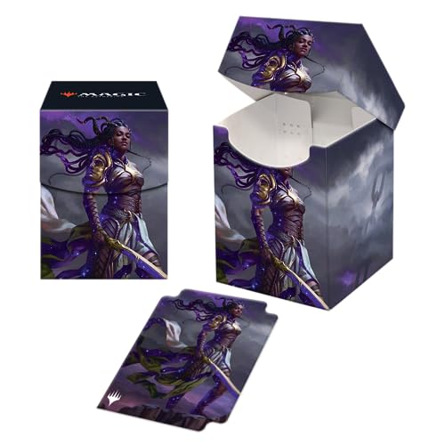 Ultra Pro - 100+ Card Deck Box for Magic: The Gathering Commander Masters - Vibrant Artwork - Store up to 100 Double-Sleeved Cards with Confidence, Protect & Store Collectible Cards