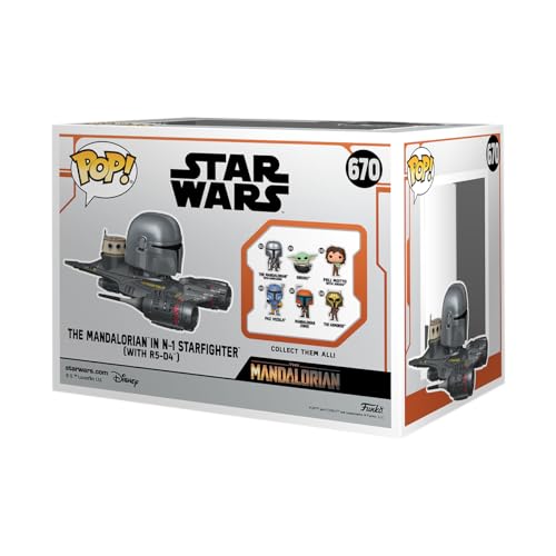 Funko Pop! Ride Super Deluxe: The Mandalorian in N-1 Starfighter with R5-D4