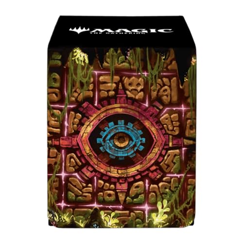 Ultra Pro - MTG The Lost Caverns of Ixalan Deck Box Ixalan Ruins for Magic: The Gathering, Protect & Store Commander Decks, Collectible Card Storage, Magnetic Closure, 100+ Card Storage