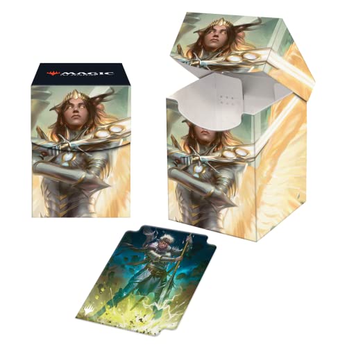 Ultra Pro - March of the Machine 100+ Deck Box for MTG, Store & Protect Gaming Cards, Valuable Trading Cards for MTG, DND, & all Standard Size Cards, Includes Deck Box Divider