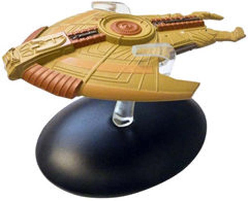 #33 Star Trek Cardassian Hideki Class Die-Cast Ship from Eaglemoss/UK wCollector Magazine