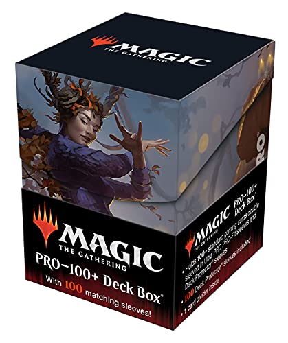 Ultra Pro - Magic: The Gathering Commander Innistrad Midnight Hunt PRO 100+ Card Deck Box & 100 Card Sleeves, Ultimate Collectible Card Protection