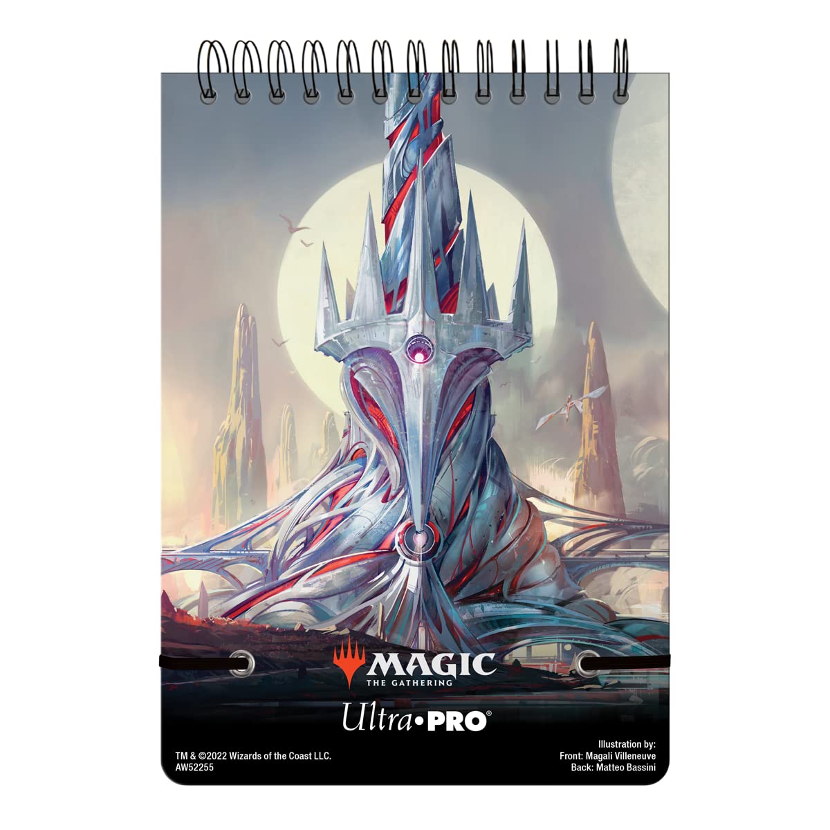 Ultra PRO - Magic: The Gathering Phyrexia One Spiral Life Pad (Elsh) - Keep Track of All Your Moves and Strategies Against Opponents in Battle, Great for Note Taking, Lists, and Organize Life Totals