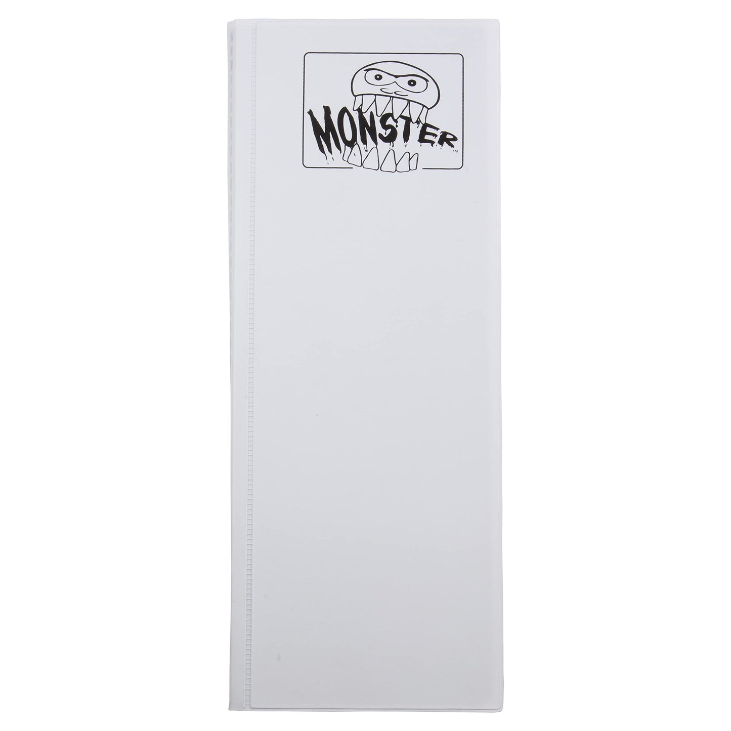 Monster Tower Binder -20 Side Loading Padded Pages that hold 320 cards -Compatible with Yugioh, Magic The Gathering & Pokemon -Unique Trading Card Album with 8 pocket(2 x 4)Configuration - Matte White