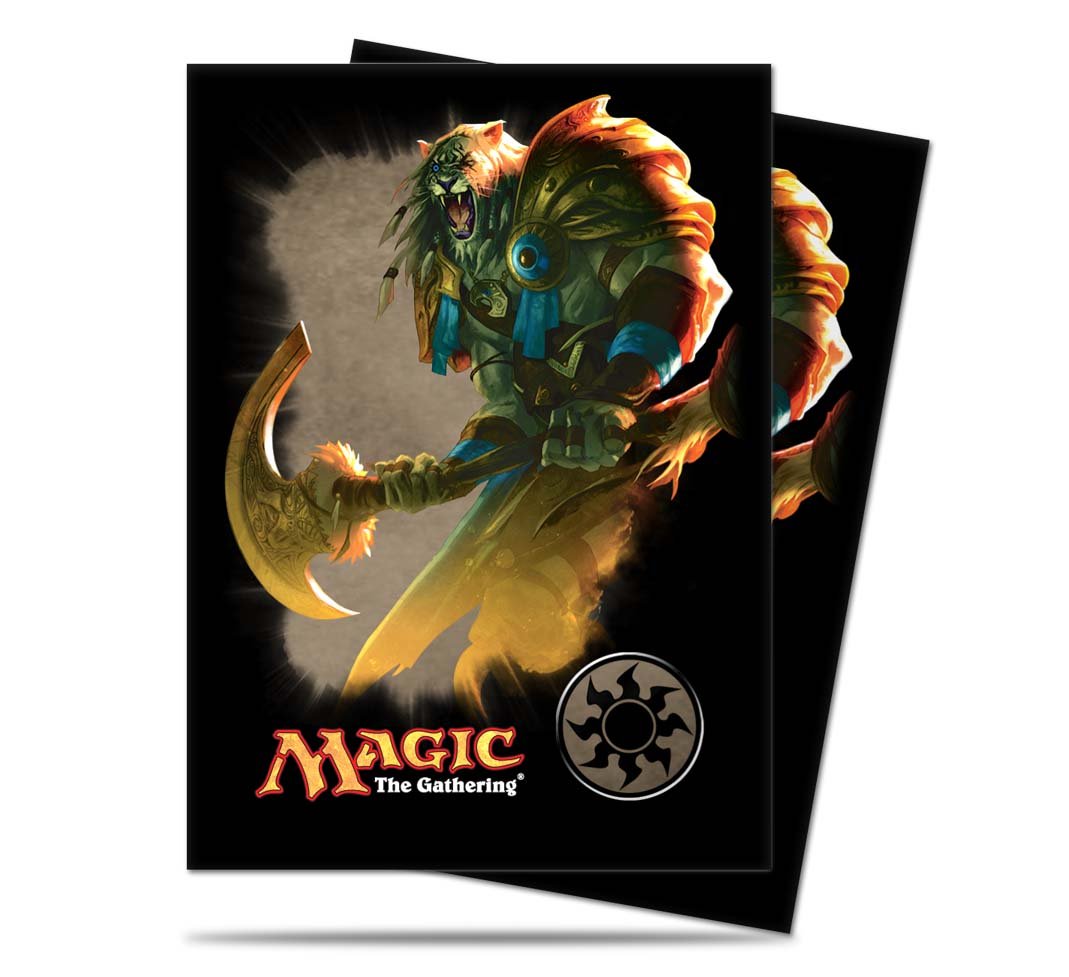 Magic the Gathering Mana 4 Planeswalkers "Ajani - White" Deck Sleeves - 80 Ct