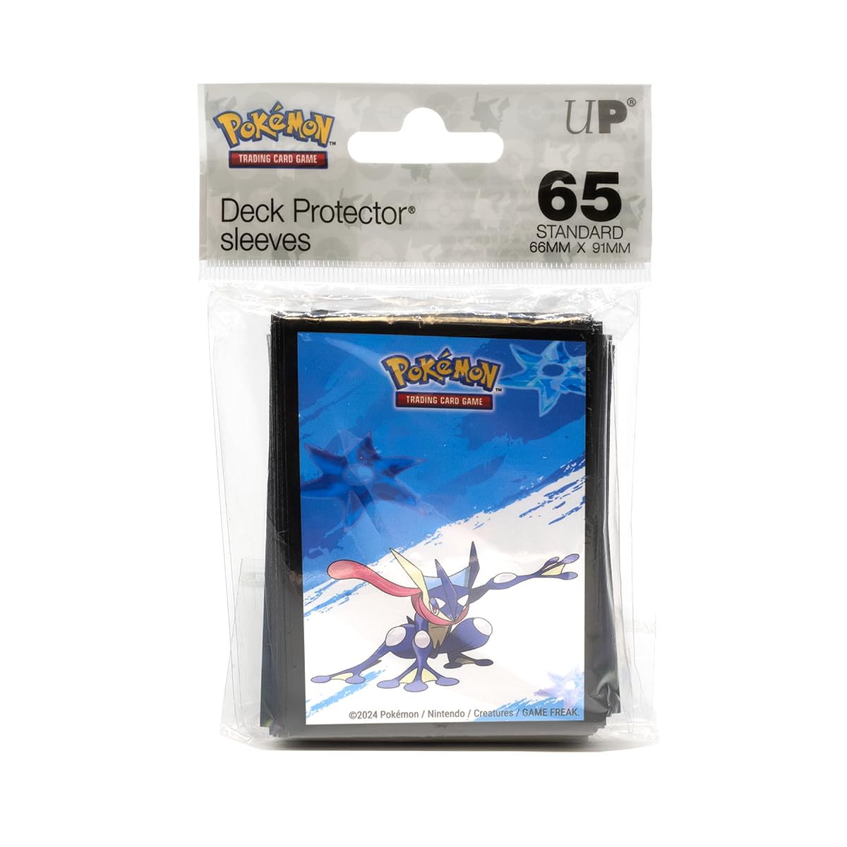 Ultra PRO - Greninja 65ct Deck Protector® Sleeves for Pokémon, Premium quality Enhanced durability Long-lasting design Collectible Card game essentials Sleeves