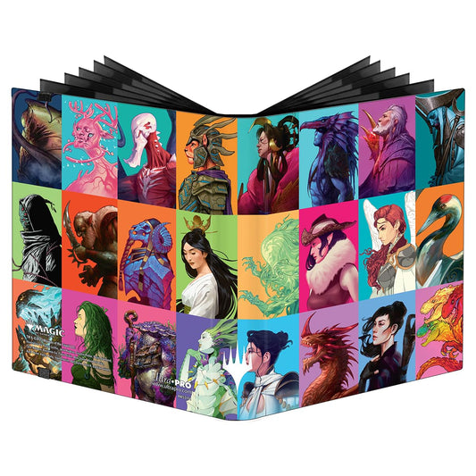 Ultra PRO - Magic: The Gathering Commander Masters 4-Pocket PRO-Binder with Exclusive Pop Art Collage Cover - Holds 160 Standard Size Cards Safely & Securely, Protect Trading Cards, Gaming Cards