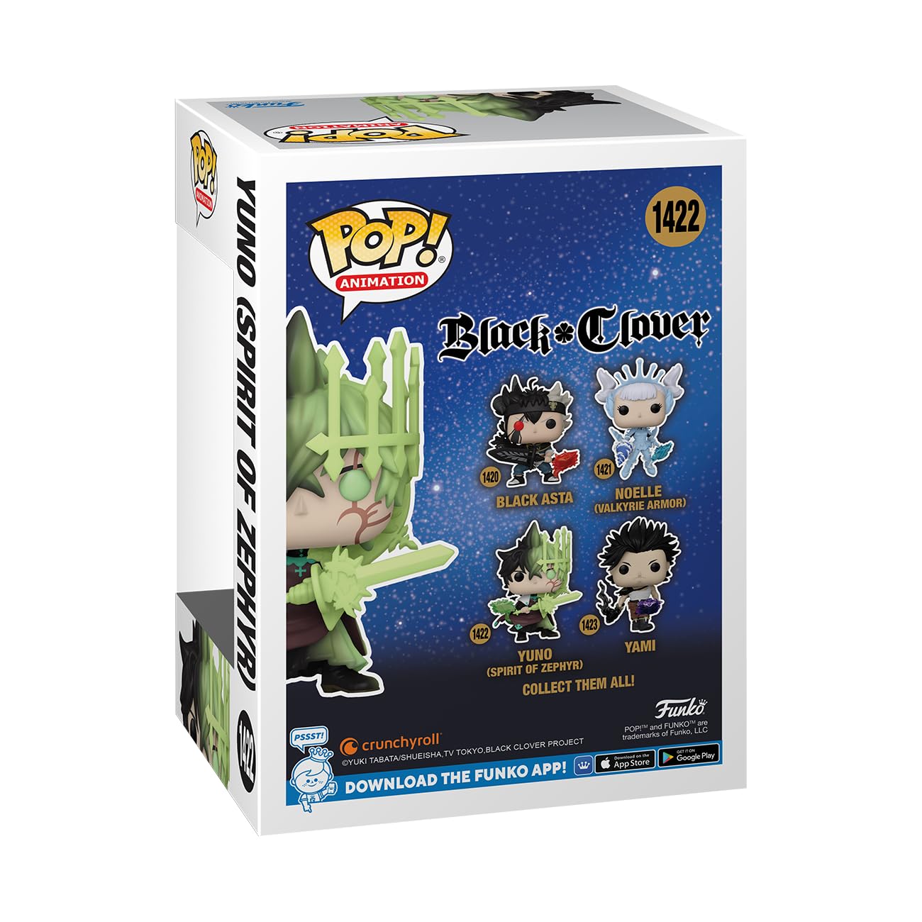 Funko Pop! Animation: Black Clover - Yuno (Spirit of Zephyr)