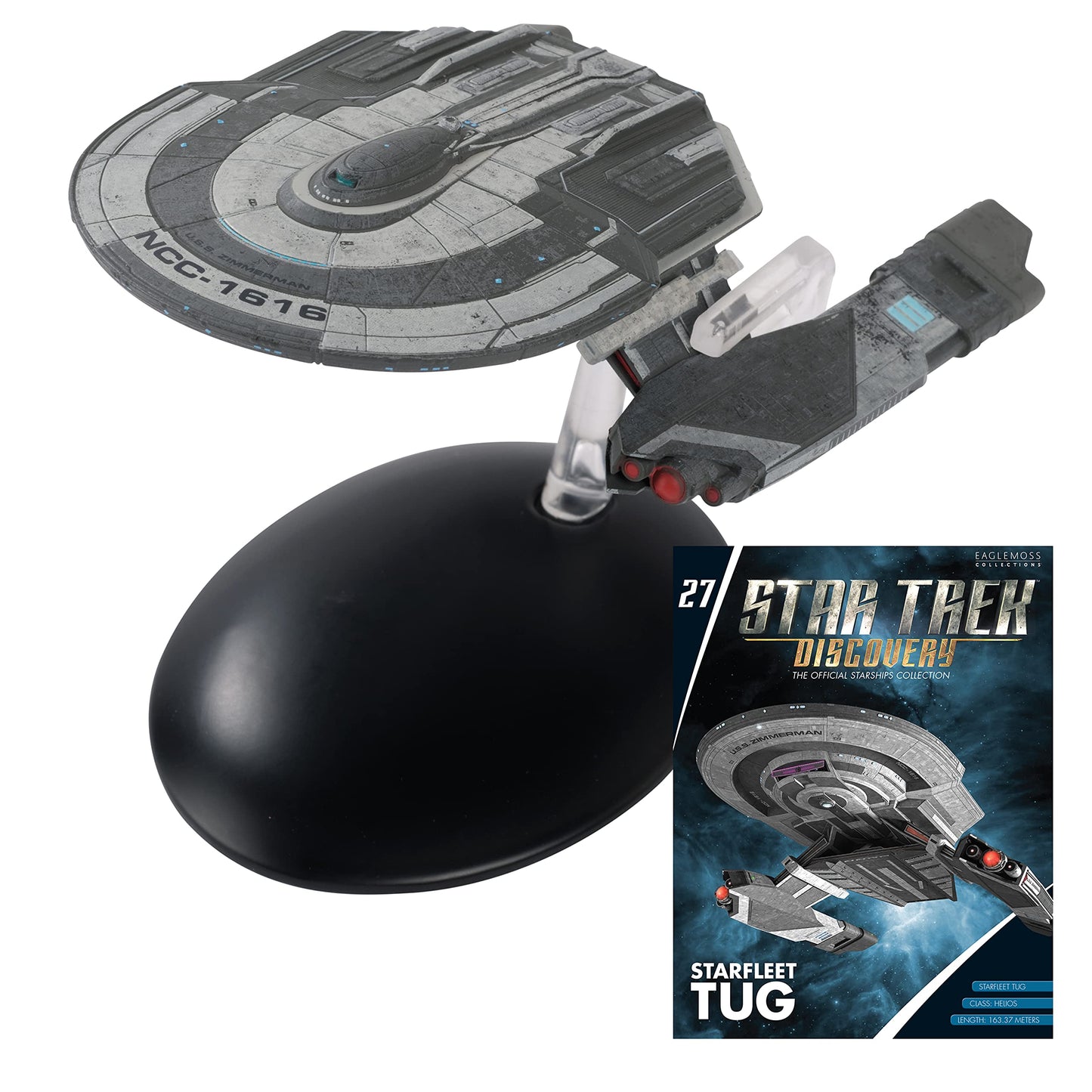 Star Trek The Official Discovery Starships Collection | U.S.S. Zimmerman NCC-1616 with Magazine Issue 27 by Eaglemoss Hero Collector