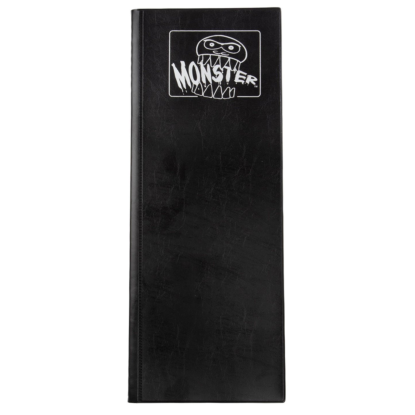 Monster Tower Binder -20 Side Loading Padded Pages that hold 320 cards -Compatible with Yugioh, Magic The Gathering & Pokemon -Unique Trading Card Album with 8 pocket(2 x 4)Configuration - Matte Black