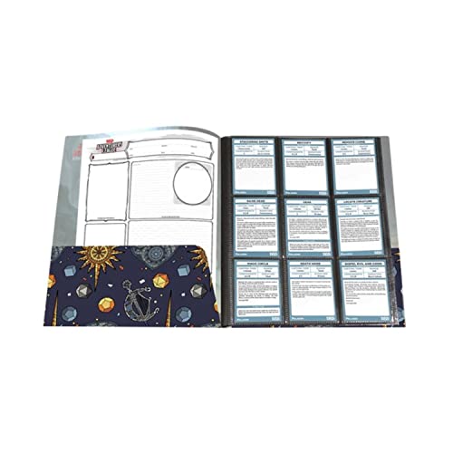 Ultra PRO - Dungeons & Dragons: Honor Among Thieves Character Folio with Stickers - Organize & Store your Notes, Character Sheets, & D&D Spell cards, Includes Two 9-Pocket Pages