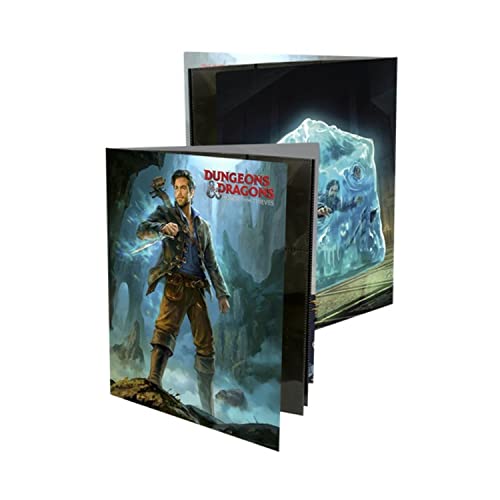 Ultra PRO - Dungeons & Dragons: Honor Among Thieves Character Folio with Stickers - Organize & Store your Notes, Character Sheets, & D&D Spell cards, Includes Two 9-Pocket Pages