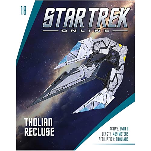 Hero Collector Eaglemoss Recluse-Class Tholian Carrier | Star Trek Online Starship Collection | Model Replica