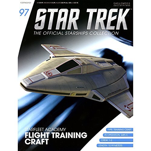 STAR TREK Starfleet Academy Flight Training Craft Model with Magazine #97 by Eaglemoss