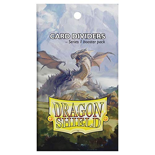 Arcane Tinmen Dragon Shield Card Dividers – Card Dividers 6 CT - MTG Card Sleeves are Smooth & Tough - Compatible with Pokemon, Yugioh, & Magic The Gathering Card Sleeves, Clear, (AT-02101)