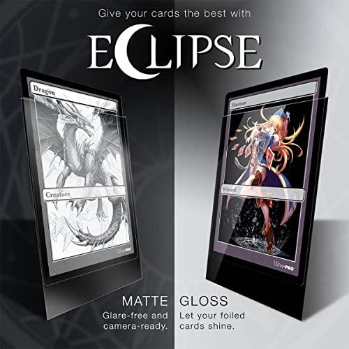 Ultra Pro Eclipse Card Sleeves - Pack of 100, Matte Finish,