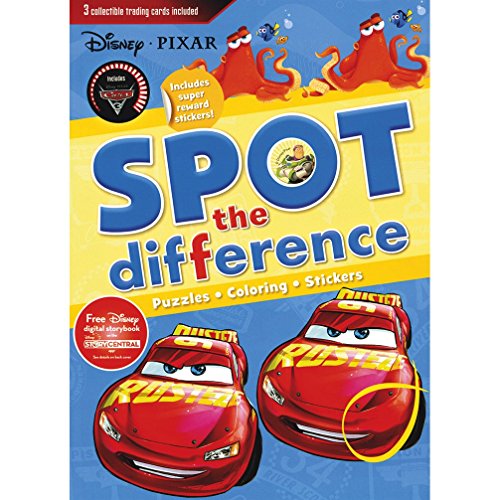 Disney Pixar Spot the Difference: Includes Super Reward Stickers!